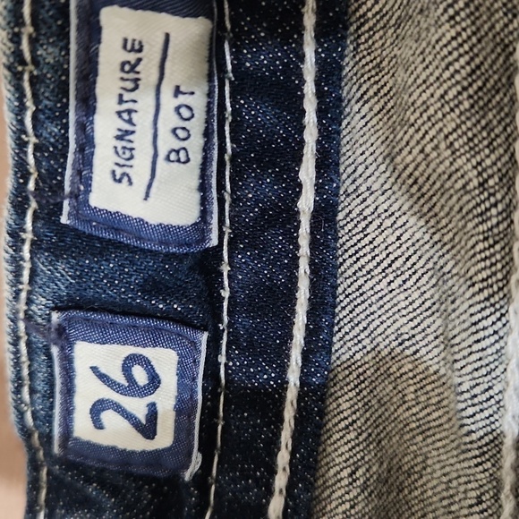 MISS ME Signature Boot, Low Rise STRETCH Denim JEANS, Women's 26x32 NWT - Picture 8 of 8